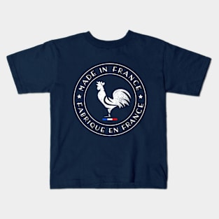 MADE IN FRANCE Gallic Rooster Two Stars Kids T-Shirt